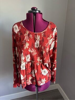 Torrid Women's Floral Long-Sleeve Top
